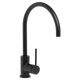 Johnson Suisse  Venezia Gooseneck Sink Mixer Matte Black Lead Free