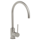 Johnson Suisse Venezia Gooseneck Sink Mixer Pvd Brushed Nickel Ii