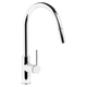 Johnson Suisse Venezia Gooseneck Pull Out Sink Mixer Chrome Lead Free