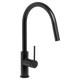 Johnson Suisse  Venezia Gooseneck Pull Out Sink Mixer Matte Black Lead Free