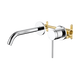 Johnson Suisse Venezia Wall Basin Mixer Kit Complete Chrome Lead Free