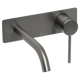 Johnson Suisse Venezia Wall Basin Mixer Gun Metal