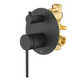 Johnson Suisse Venezia Shower Mixer With Diverter Kit Complete Matte Black