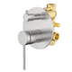 Johnson Suisse Venezia Shower Mixer With Diverter Kit Complete Brushed Nickel Ii