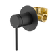 Johnson Suisse Venezia Shower Mixer Kit Complete Matte Black