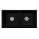 Interchange Uptown Quartz Granite Gs2 Double Bowl Sink Nth 875X457X230