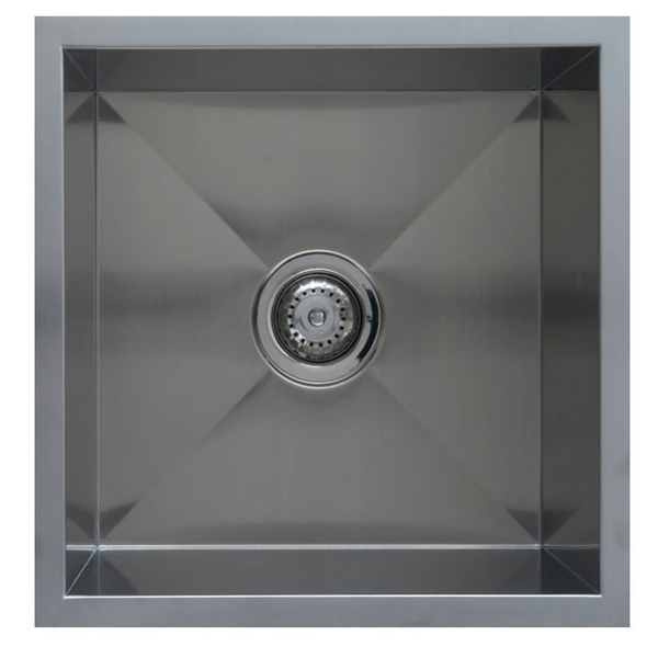 Interchange Uptown Single Square Sink 450 X 450 X 250 - Radius Corner