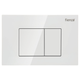 White Rectangular Buttons (R&T) Flush Plate(Fienza P#:Jb60W)