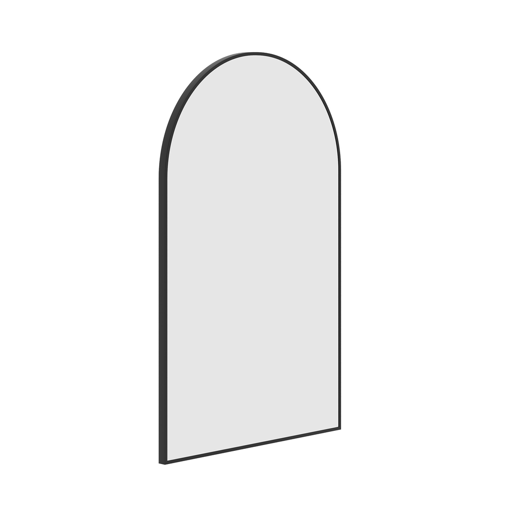 Thermogroup Juno Arch Black Framed Mirror - 500X800Mm