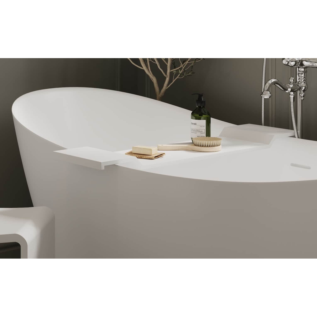 Thermogroup Jasmine Bath Caddy 850X220Mm - White