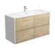 Fienza Amato 1200 Scandi Vanity White Side Panels & Joli Top Jol120Bsw