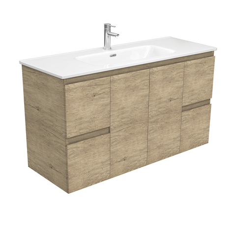 Fienza Joli Edge Scandi Oak 1200Mm Wall Hung Vanity