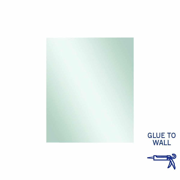 Thermogroup Jackson Rectangle Polished Edge Mirror 900x750mm - Glue-to-Wall