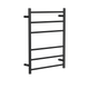 LINSOL Avid 6 Bar Heated Towel Rail - Matte Black