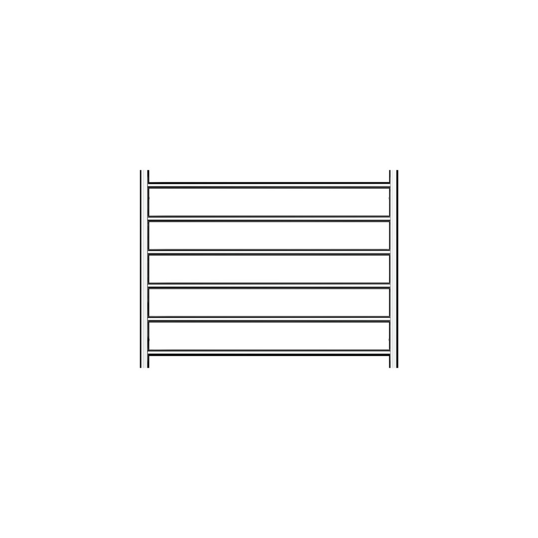 Linsol Allegra 6 Bar Wideheated Towel Rail - Chrome