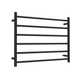 LINSOL Allegra 6 Bar Wideheated Towel Rail - Matte Black