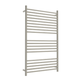 LINSOL Allegra 19 Bar Wide Heated Towel Rail - Brushed Nickel