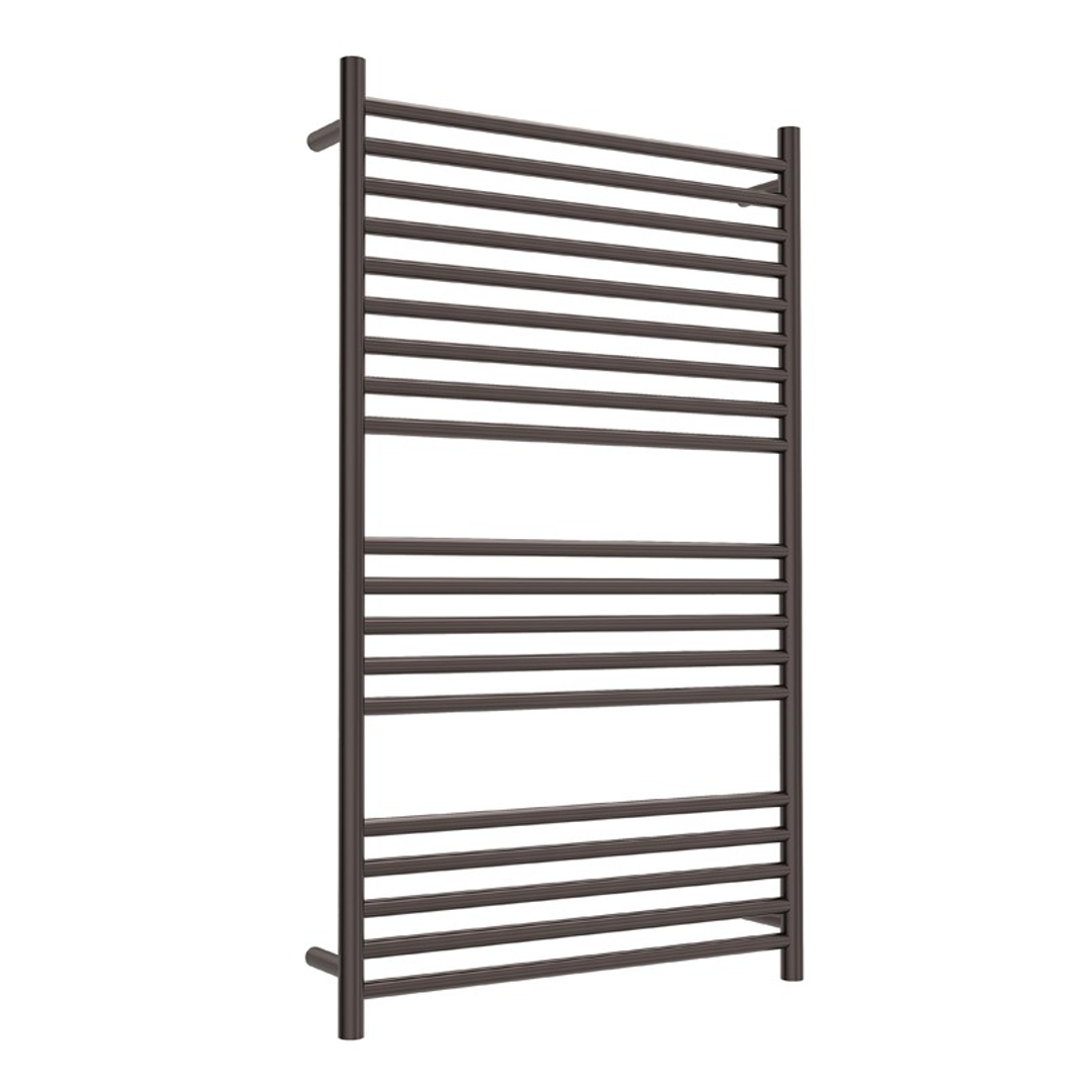Linsol Allegra 19 Bar Wide Heated Towel Rail - Gunmetal