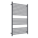 LINSOL Allegra 19 Bar Wide Heated Towel Rail - Matte Black