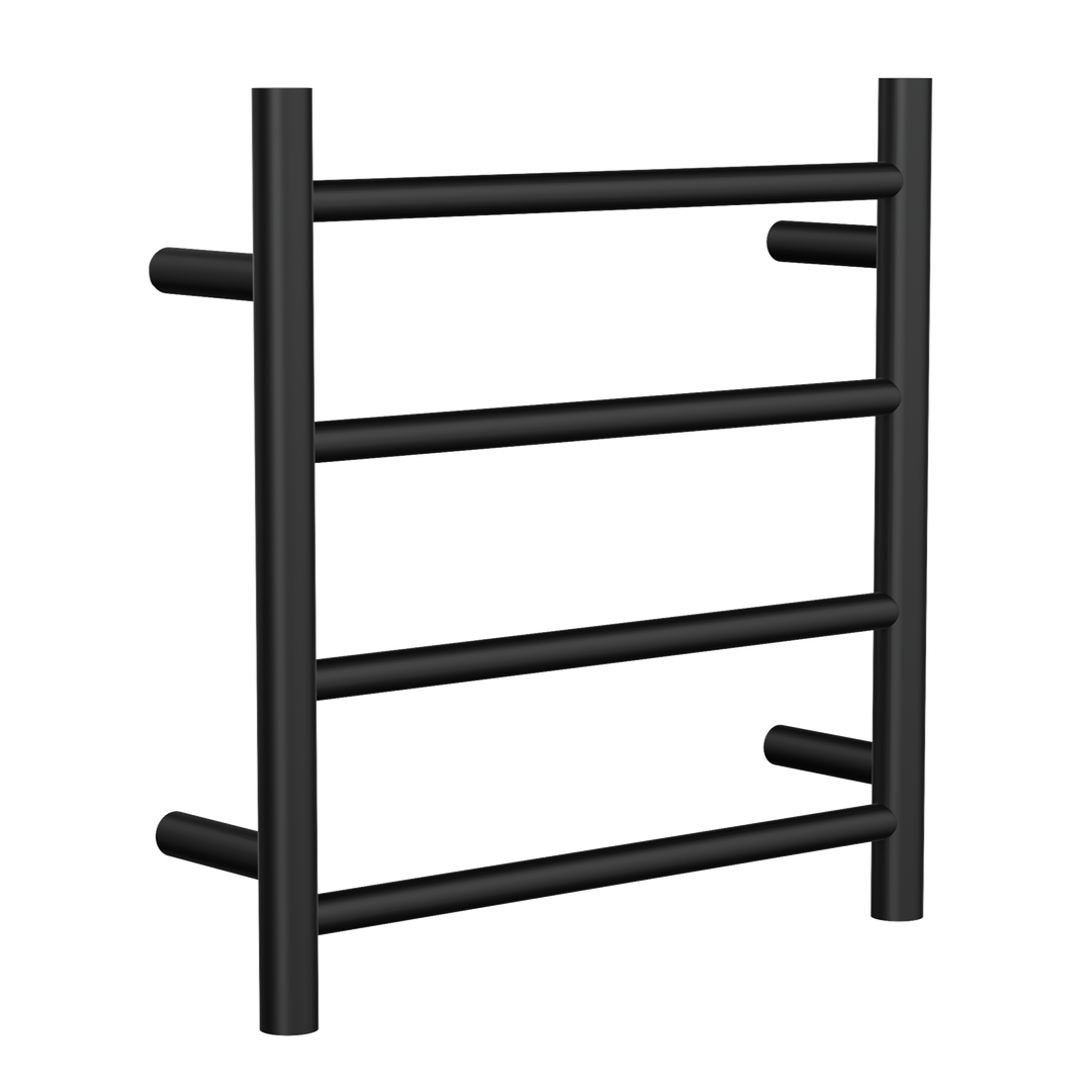 Linsol Allegra 4 Bar Heated Towel Rail - Matte Black