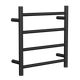 LINSOL Allegra 4 Bar Heated Towel Rail - Matte Black