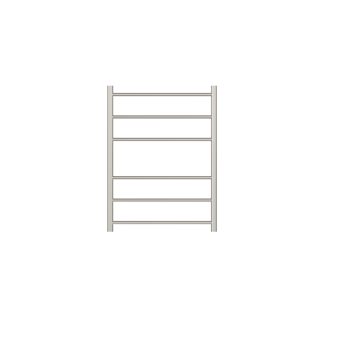 Linsol Avid 6 Bar Heated Towel Rail - Brushed Nickel