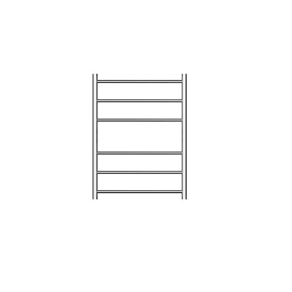 Linsol Avid 6 Bar Non Heated Towel Rail - Chrome