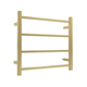 LINSOL Spirit 4 Bar Heated Towel Rail - Brushed Brass