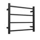 LINSOL Spirit 4 Bar Heated Towel Rail - Matte Black