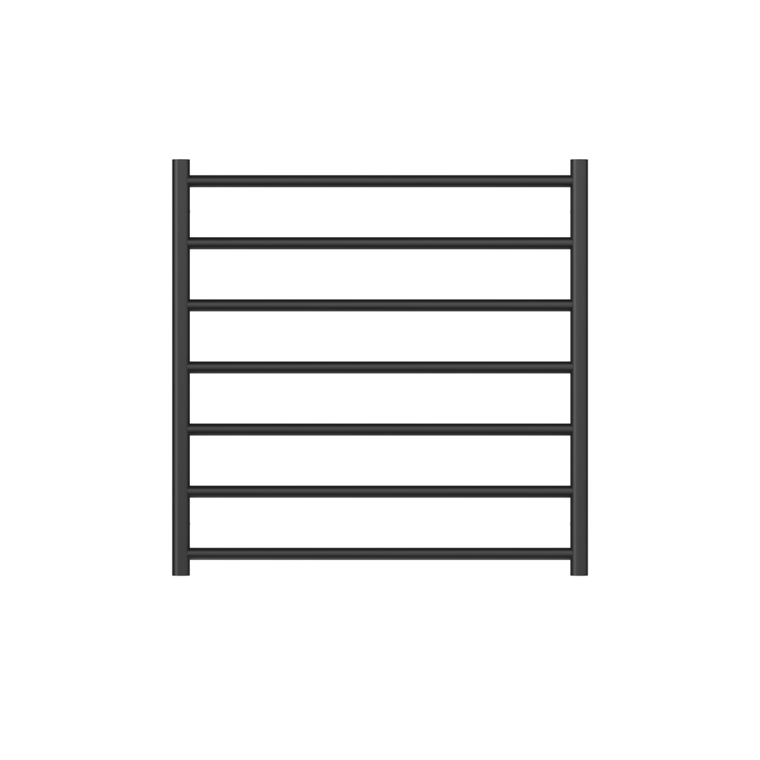 Linsol Allegra 7 Bar Heated Towel Rail - Matte Black