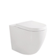 Koko Wall Faced Pan Inc Seat White (S Trap) (Fienza P#:K0023764-Ps)