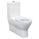 Fienza Delta Care Back To Wall Toilet Suite White Single Flap Seat Raised Buttons  K013Wa