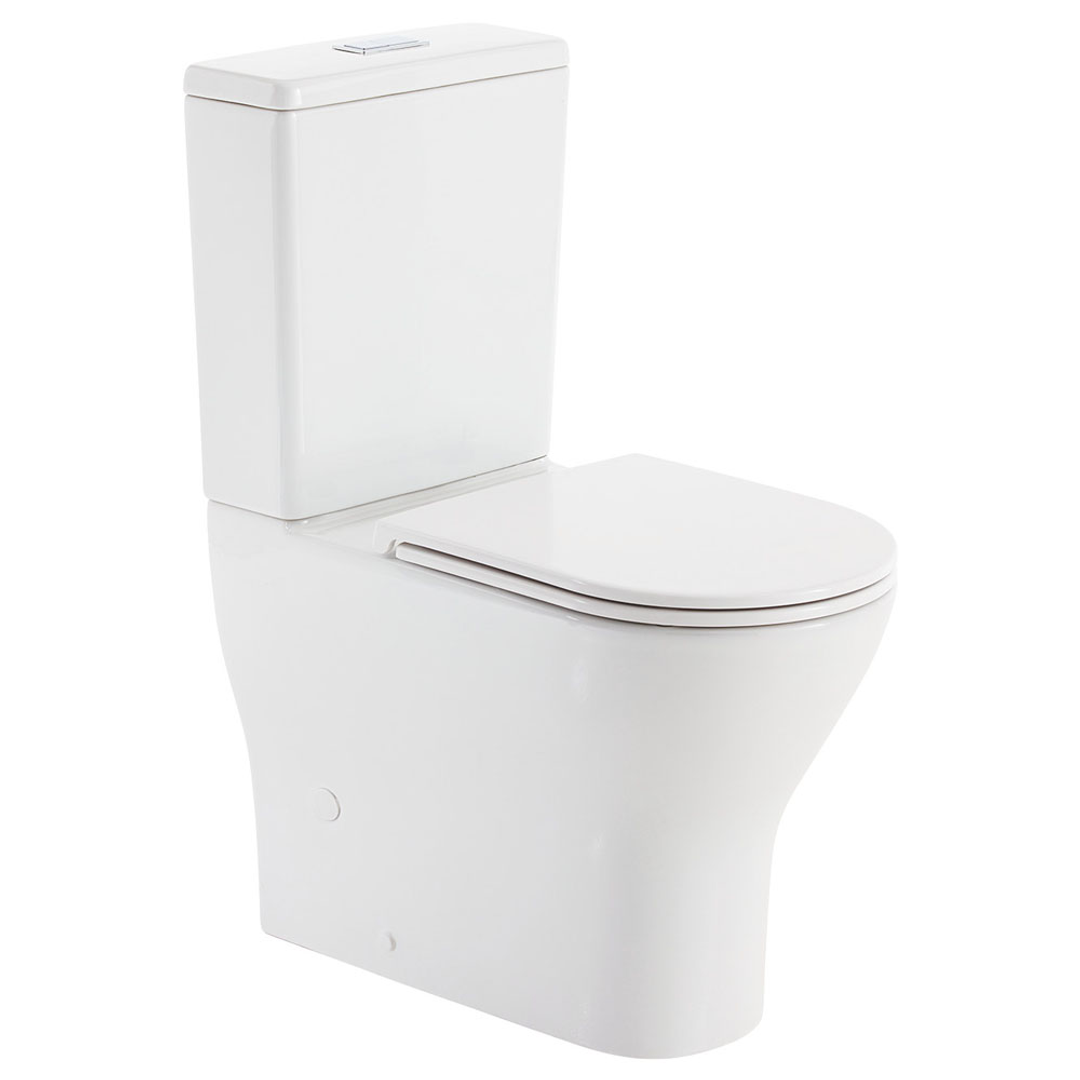 Fienza Tono Tornado P Trap Btw Toilet Suite 4 Star  4.5/3L Slim Seat