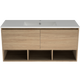 Timberline Kansas Wall Hung Vanity 1200mm Centre Bowl
