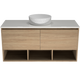 TIMBERLINE KANSAS VANITY 1200MM CENTRE WG BASIN SILKSURFACE AC TOP WALL HUNG