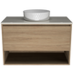 TIMBERLINE KANSAS VANITY 900MM CENTRE WG BASIN SILKSURFACE AC TOP WALL HUNG