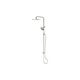 Greens Lavish Brass Twin Rail Shower Pvd Brushed Nickel