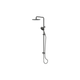 Greens Lavish Brass Twin Rail Shower Pvd Gun Metal