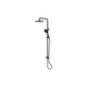 Greens Lavish Brass Twin Rail Shower Pvd Matte Black