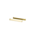 Lauxes Grates Thin End Caps Gold 21mm