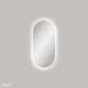 Fienza Empire Led Framed Pill Shaped Mirror C/W Dim Sensor & Demister 450X900 Urban Brass