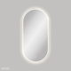 Fienza Empire Led Framed Pill Shaped Mirror C/W Dim Sensor & Demister 600X1200 Urban Brass