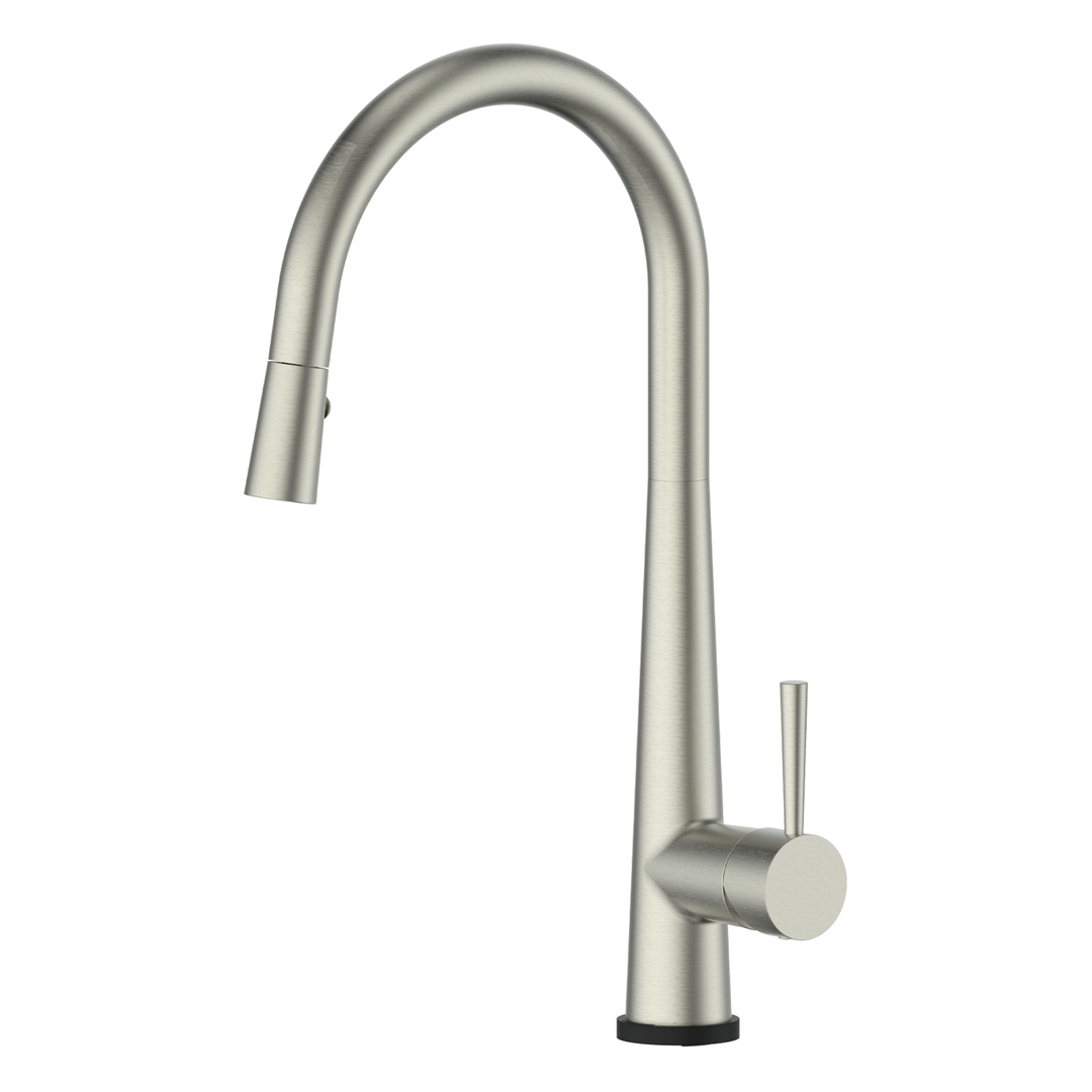 Greens Galiano Kontact Pull Down Sink Mixer Brushed Nickel