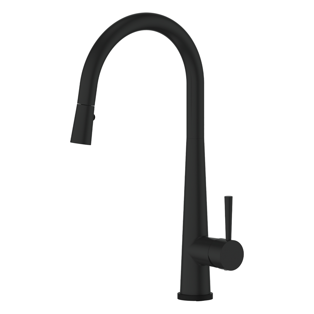 Greens Galiano Kontact Pull Down Sink Mixer Matte Black