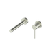 Greens Mika Wall Basin/Bath Mixer Pvd Brushed Nickel