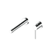Greens Mika Wall Basin/Bath Mixer Chrome