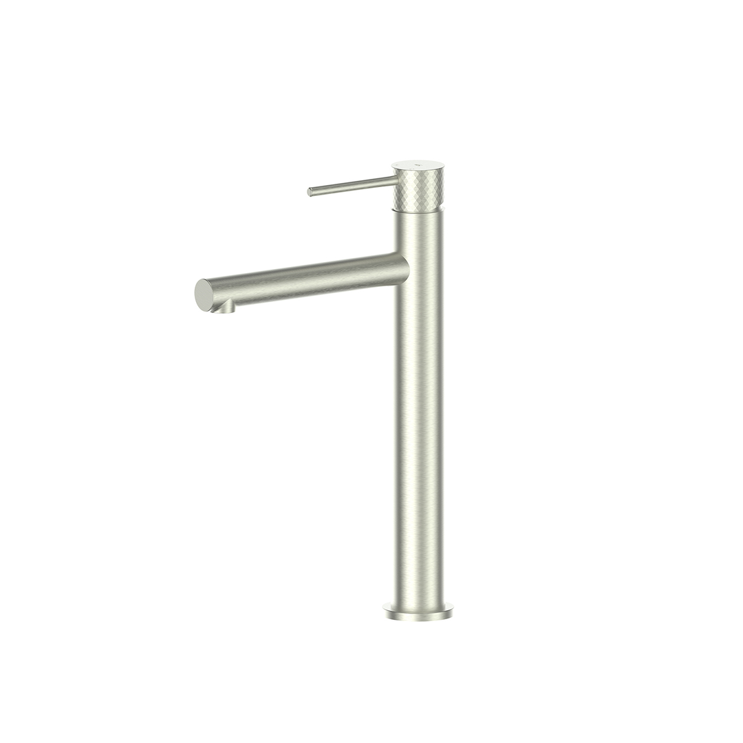 Greens Mika Tower Basin Mixer Pvd Brushed Nickel