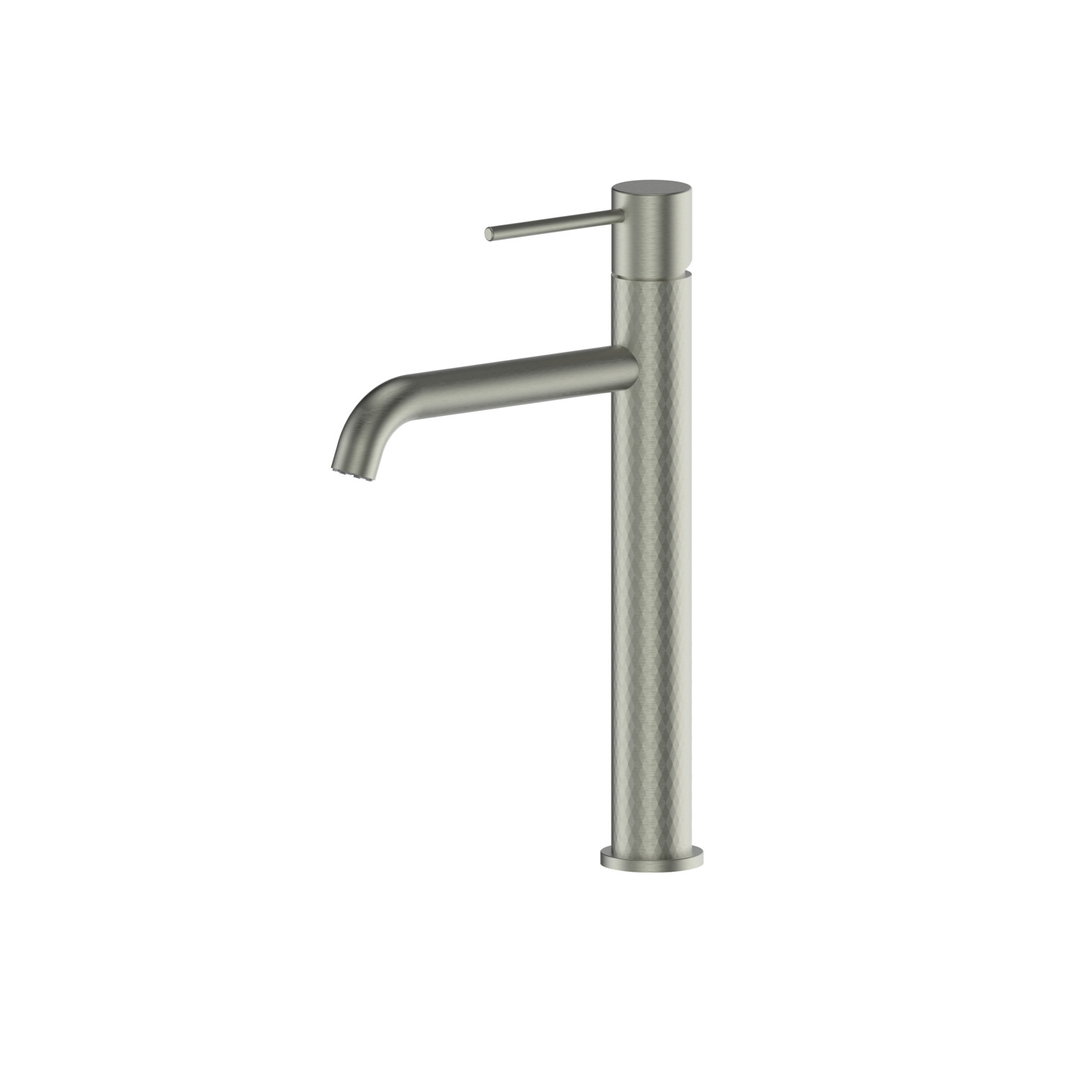 Greens Tesora Tower Basin Mixer Brushed Nickel