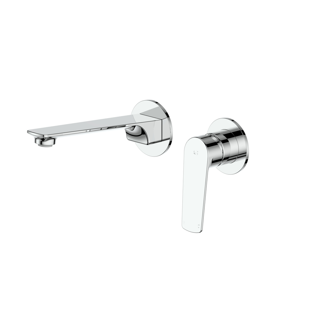 Greens Novi Wall Basin Mixer Chrome