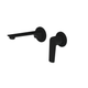Greens Novi Wall Basin Mixer Matte Black